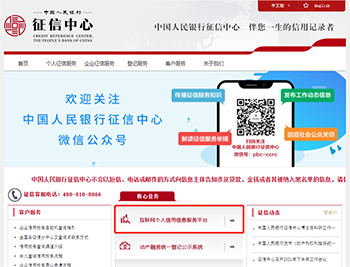 个人征信查询